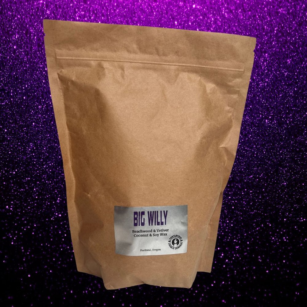 Big Willy Natural Wax Candle | Beachwood and Vetiver Fragrance