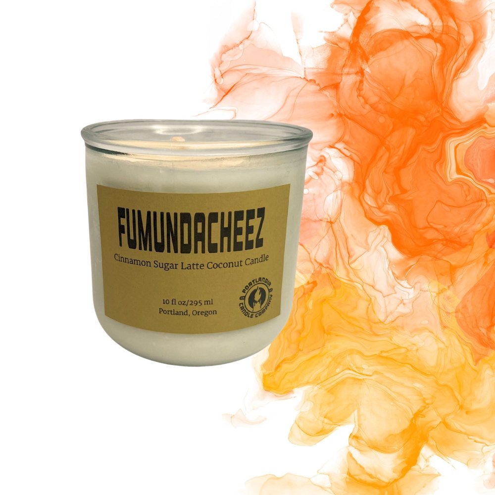 Fumundacheez Natural Wax Candle | Cinnamon Spiced Latte Fragrance