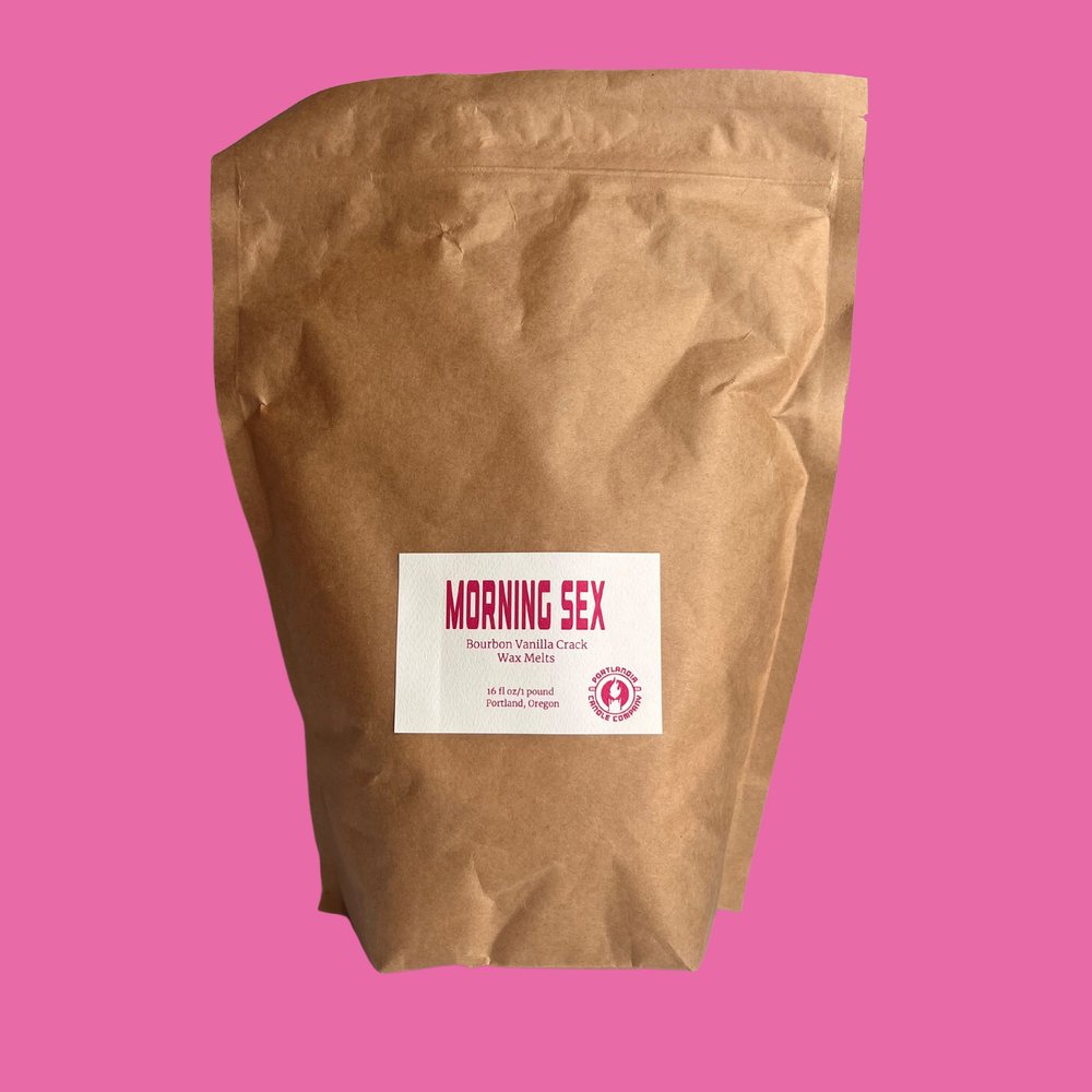 Morning Sex Natural Wax Candle | Bourbon Vanilla Fragrance