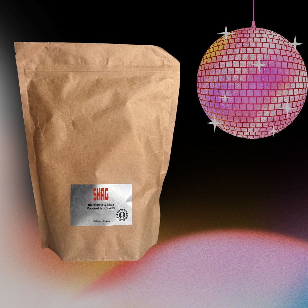 Shag Natural Wax Candle | Rice Flower and Shea Fragrance